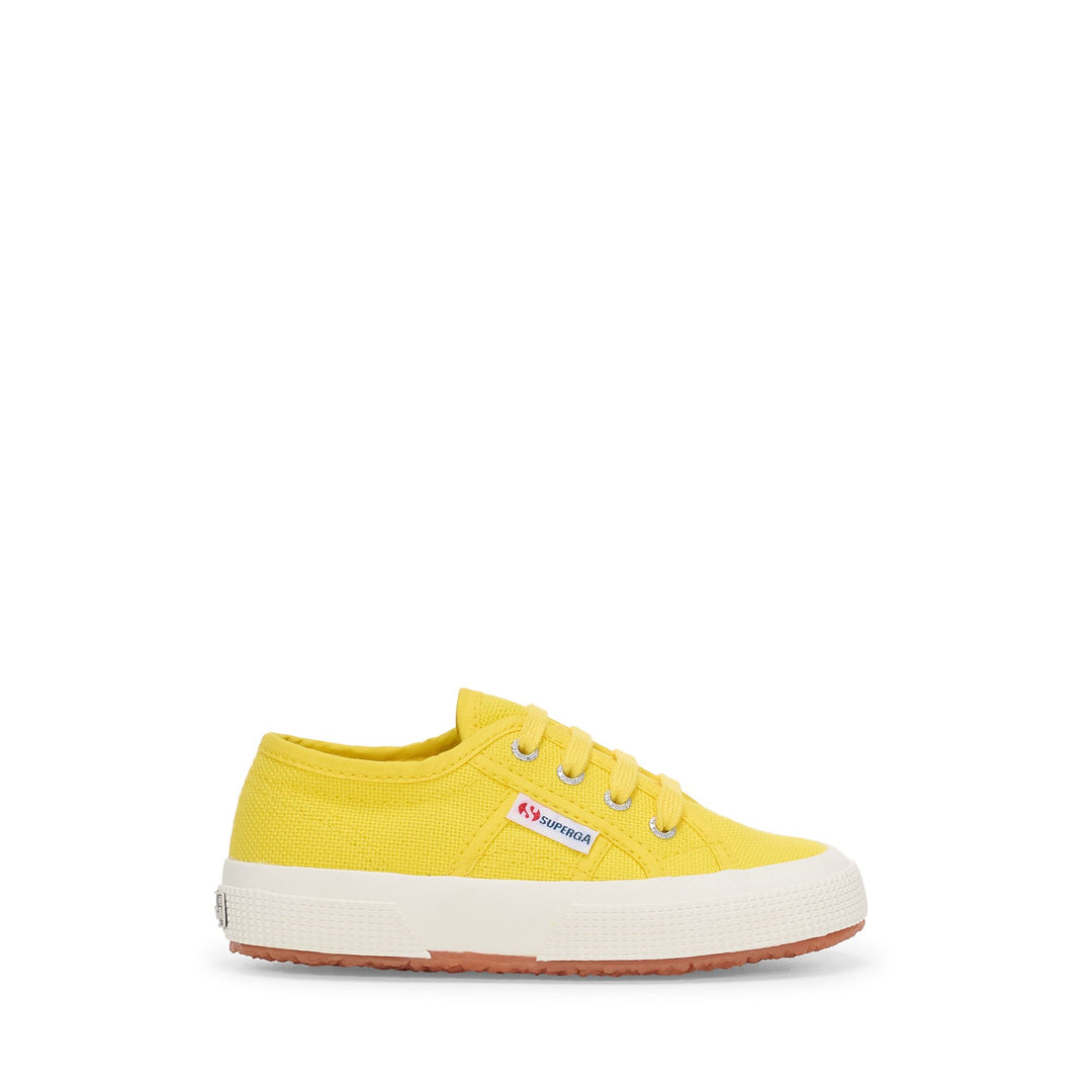 Sneakers per Bambini Colore Giallo con Tomaia in Cotone 01