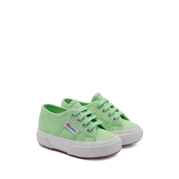 Kinder-Sneaker in Grün mit Obermaterial aus Baumwolle 2