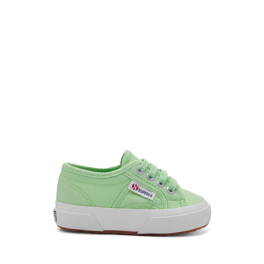 Zapatillas para Niños en Verde Claro con Parte Superior de Algodón 01