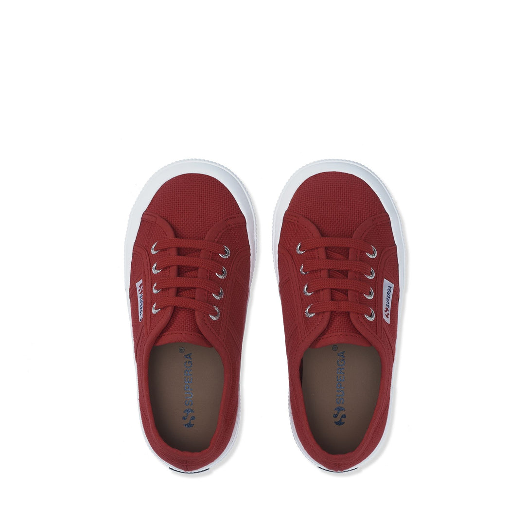 Children's Sneakers in Red with Cotton Upper main