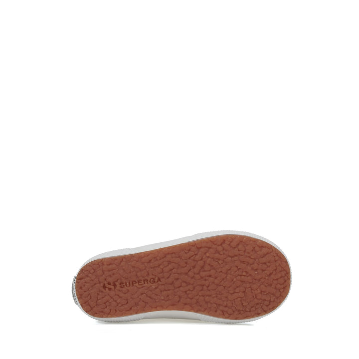Klassische weiße Kinder-Sneaker mit Obermaterial aus Baumwolle 5