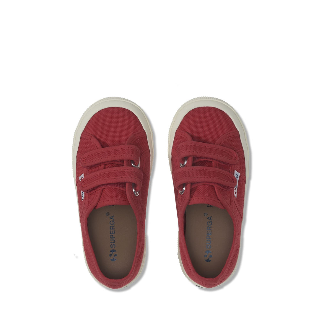 Sneakers per Bambini Colore Rosso con Tomaia in Cotone main