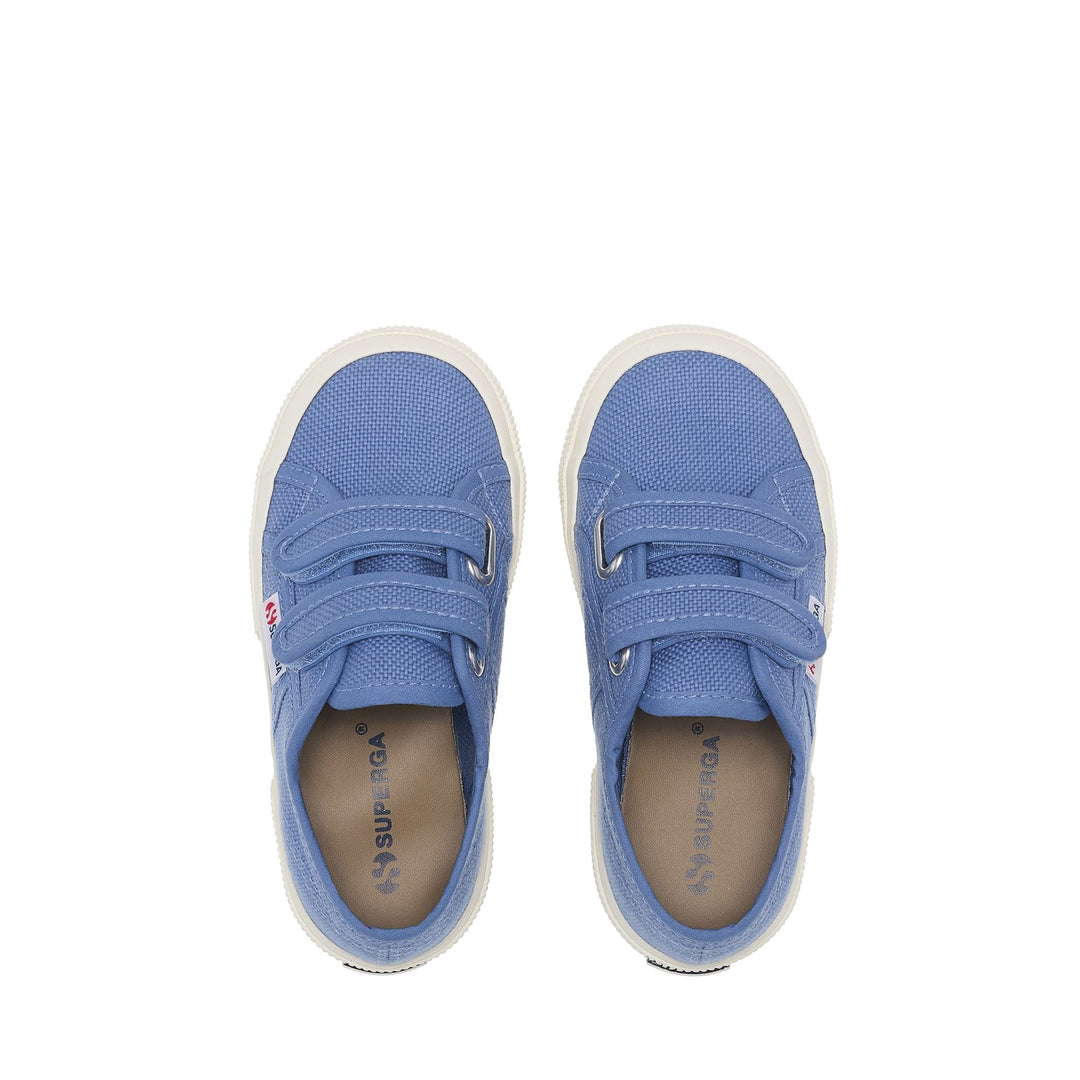 Children's Classic Blue Sneakers with Cotton Upper main