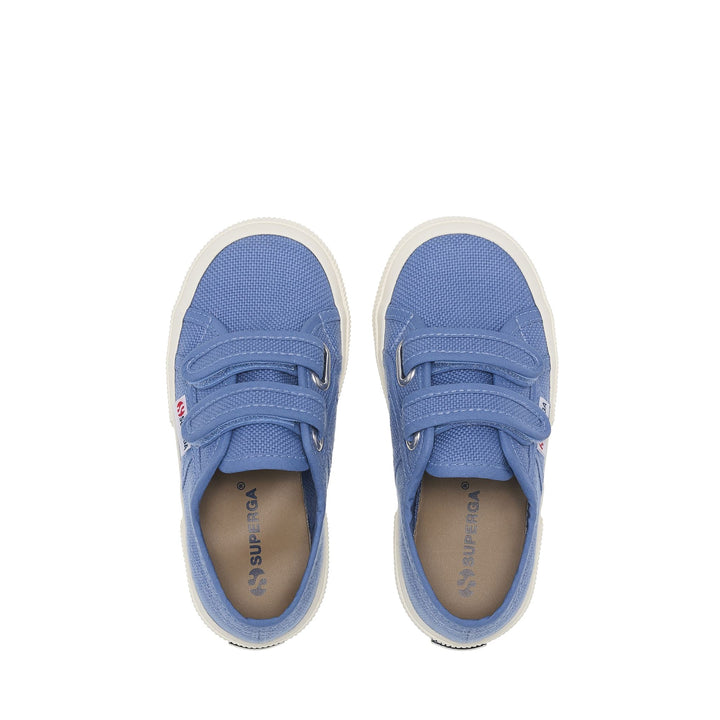 Children's Classic Blue Sneakers with Cotton Upper 4