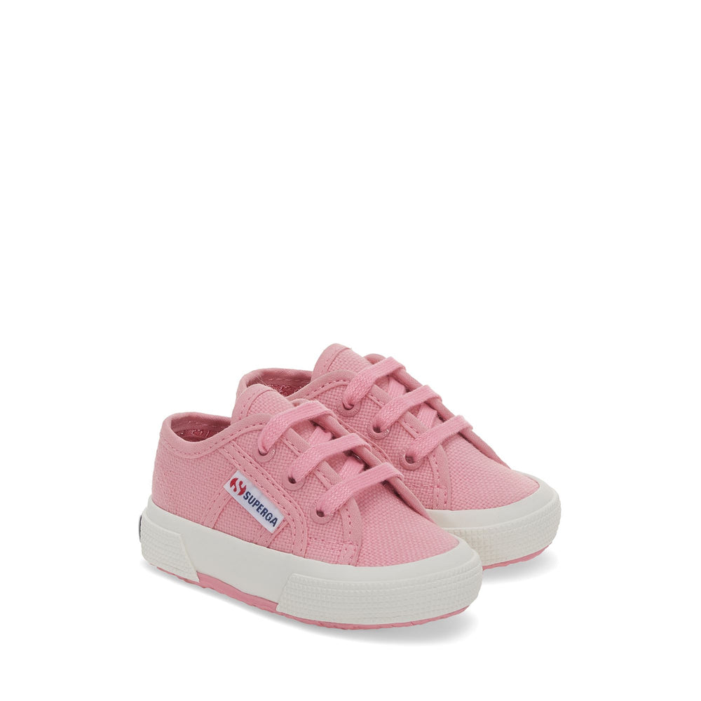 Le Superga Kid unisex 2750 BABY CLASSIC Sneaker PINK-FAVORIO Dressed Front (jpg Rgb)	