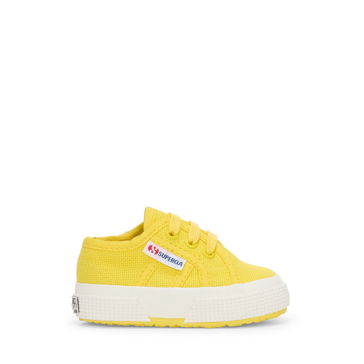Sneakers per Bambini Colore Giallo con Tomaia in Cotone 1