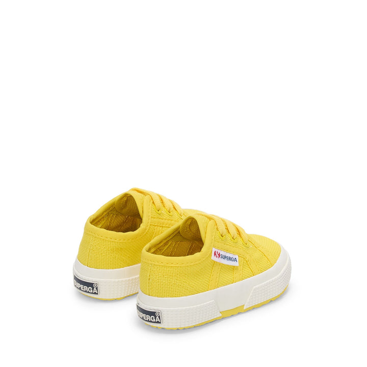Sneakers per Bambini Colore Giallo con Tomaia in Cotone 3