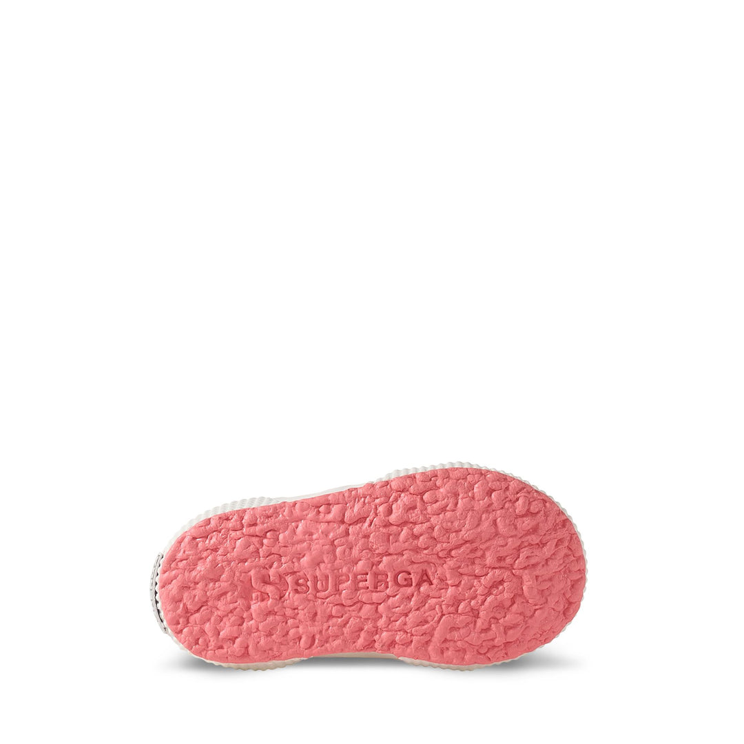 Rosa Kinder-Sneaker mit Obermaterial aus Baumwolle main