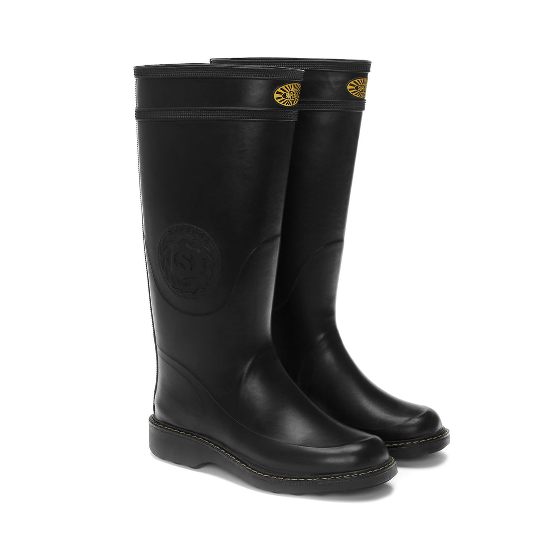 Stivali in Gomma Alti Unisex Colore Nero main