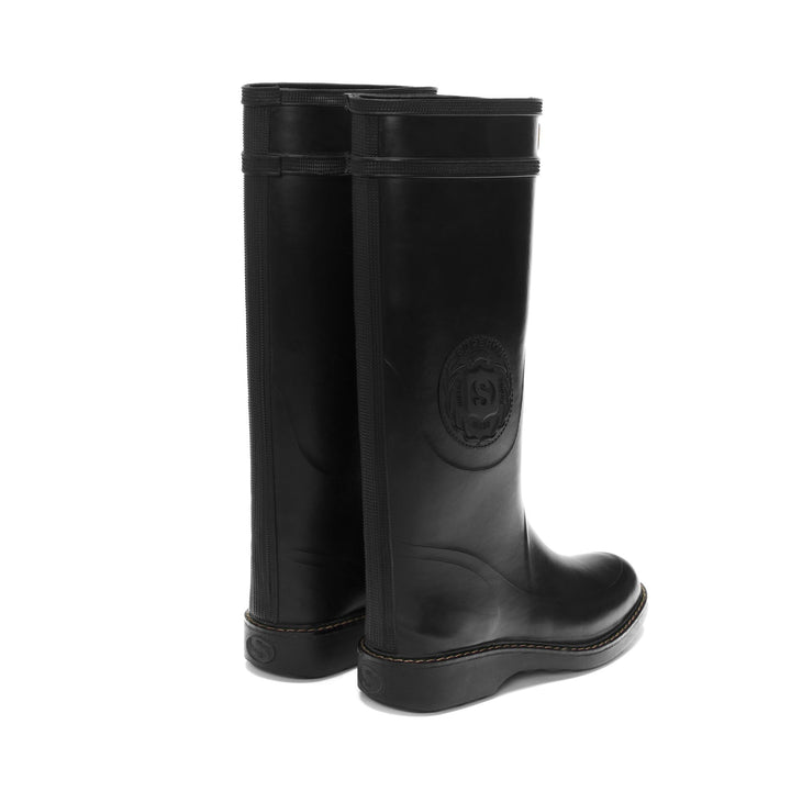 Stivali in Gomma Alti Unisex Colore Nero 3
