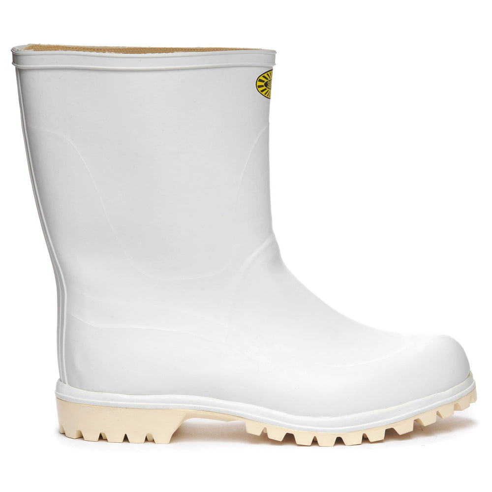 Rubber Boots Unisex 7133-TRONCHETTO ALPINA High Cut WHITE Dressed Front (jpg Rgb)	
