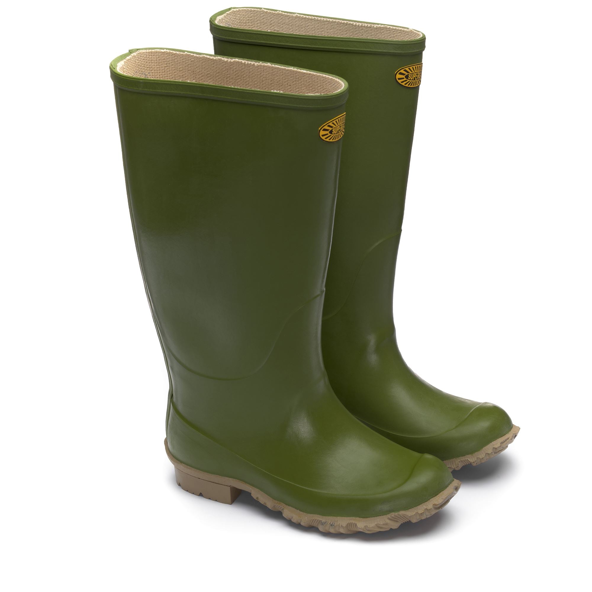 High Rubber Boots Unisex Green Color | Superga