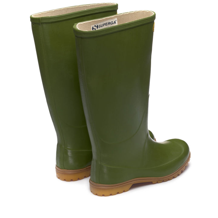 High Rubber Boots Unisex Green Color 3