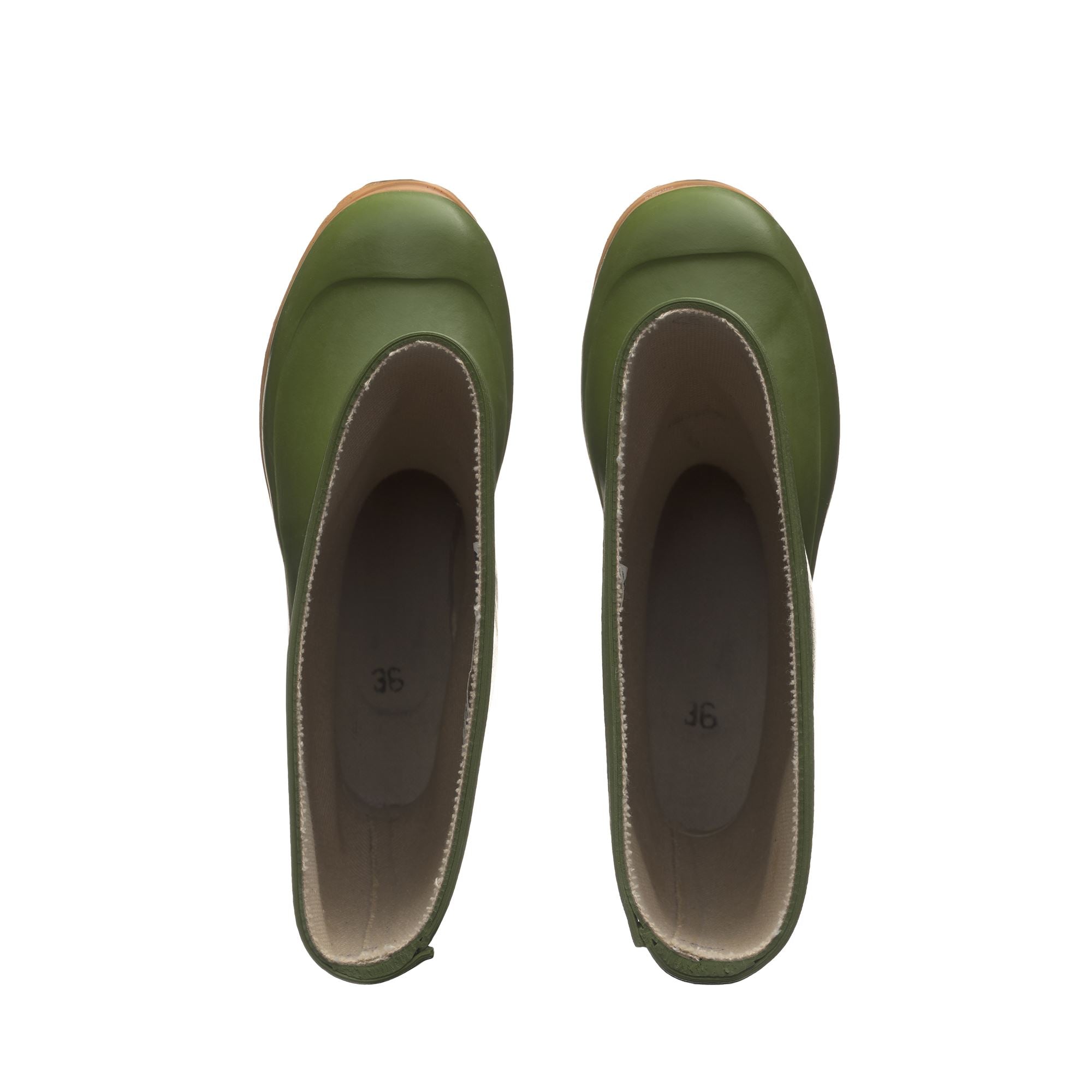 MARITANINO オリーブグリーン シューズ 38 High Rubber Boots Unisex Green Color | Superga