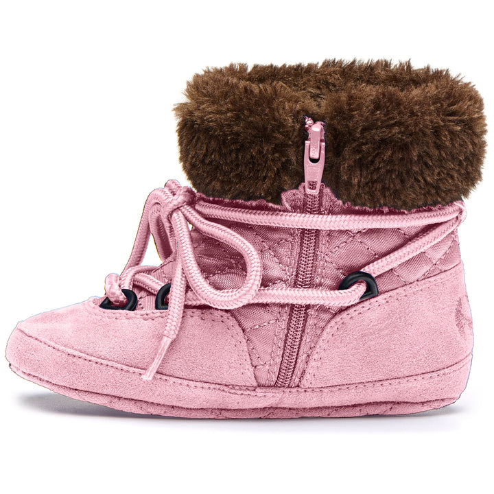 Boots Kid unisex 4051-Quilti Boot CANDY PINK Dressed Side (jpg Rgb)		