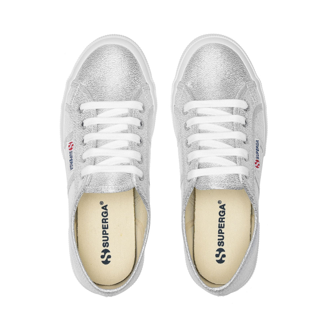 Sneakers Colore Grigio con Tomaia in Lamé main