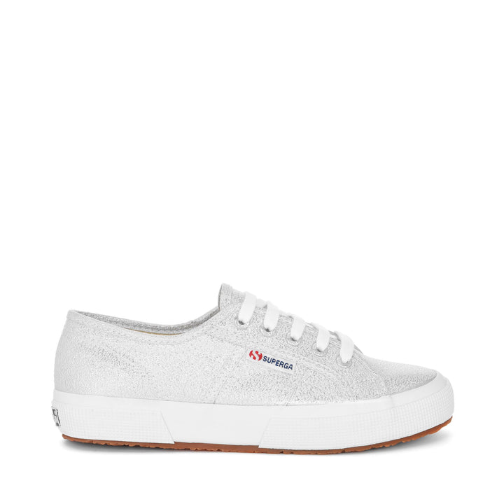 Sneakers Colore Grigio con Tomaia in Lamé 1