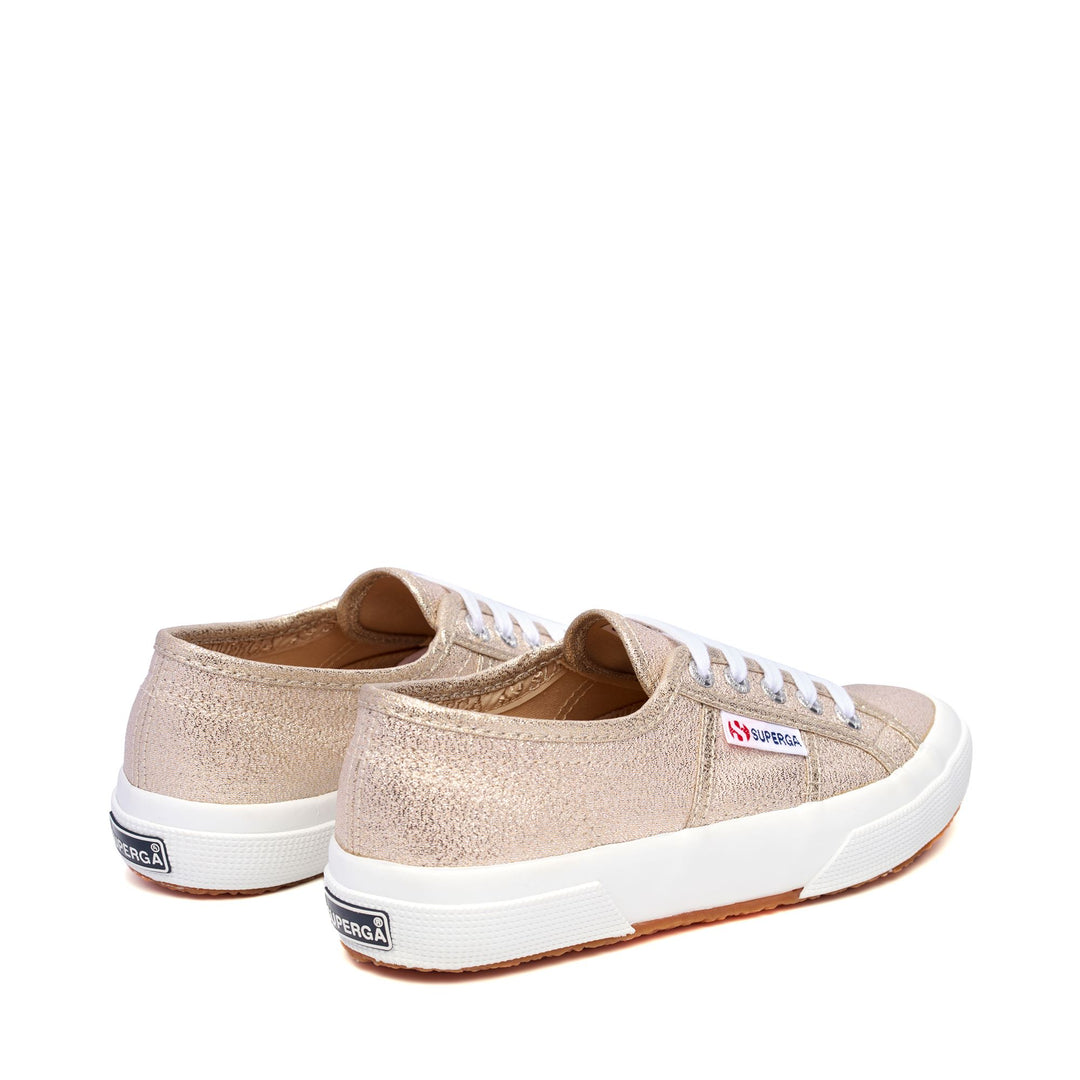 Zapatillas Color Oro con Empeine de Lamé main