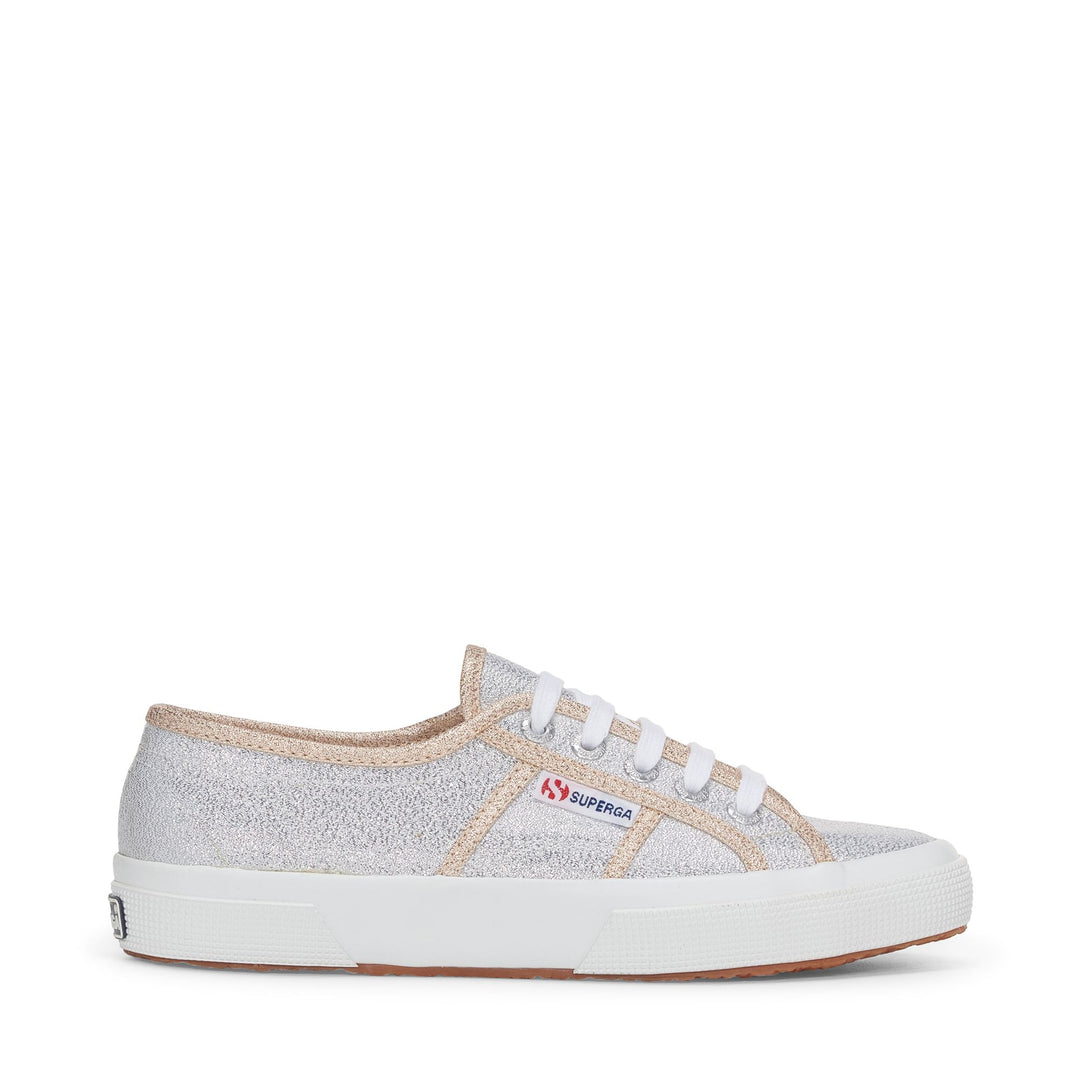 Le Superga Woman 2750-LAMEW Sneaker GREY SILVER-GOLD