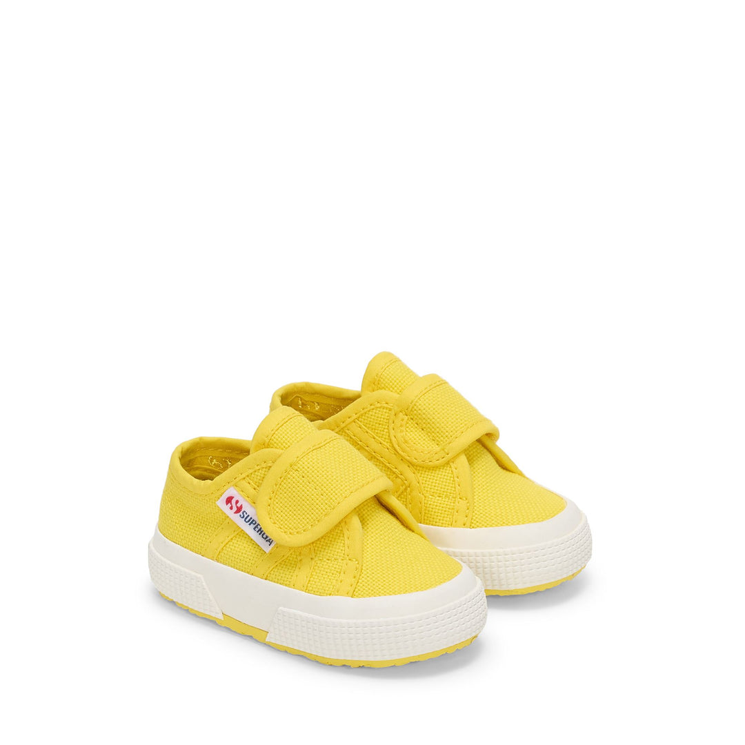 Sneakers per bambini in arancione con tomaia in cotone main