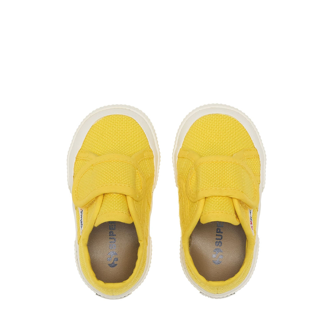 Sneakers per bambini in arancione con tomaia in cotone main