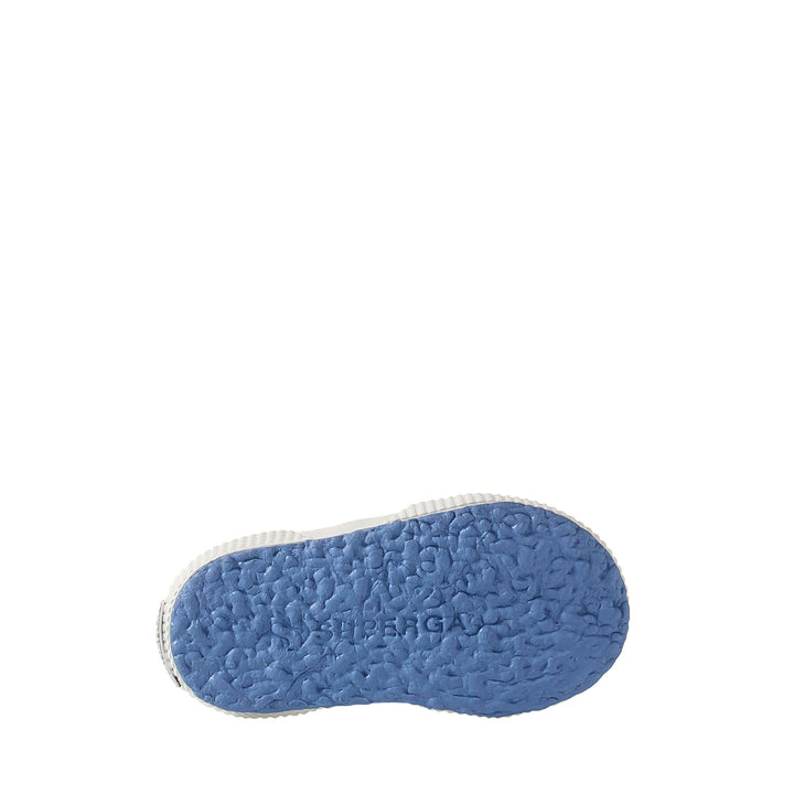 Sneakers blu per bambini con tomaia in cotone 5