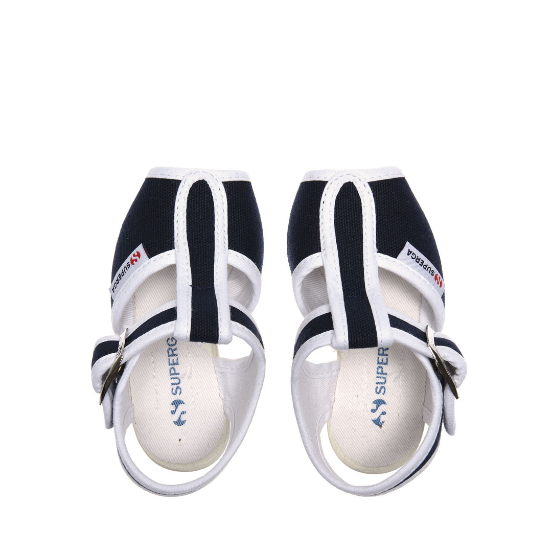 Children's Sandals Blue Color with Cotton Upper main