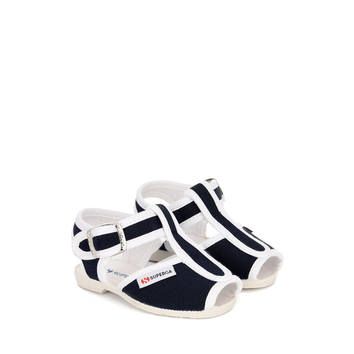 Children's Sandals Blue Color with Cotton Upper 2