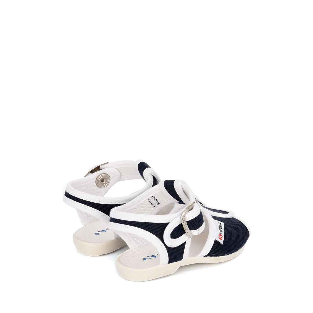 Children's Sandals Blue Color with Cotton Upper main