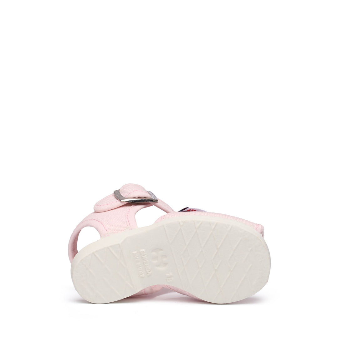 Kid's Pink Sandals with Cotton Upper main