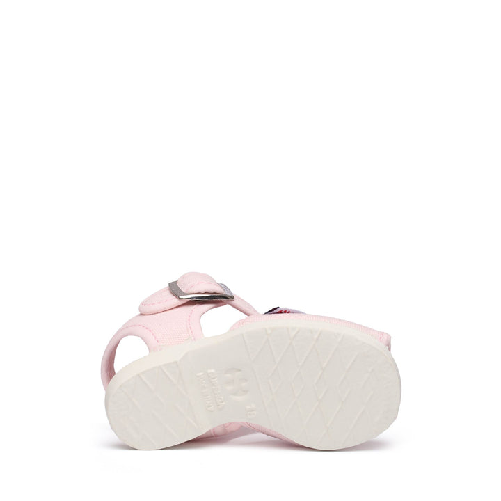 Kid's Pink Sandals with Cotton Upper 5