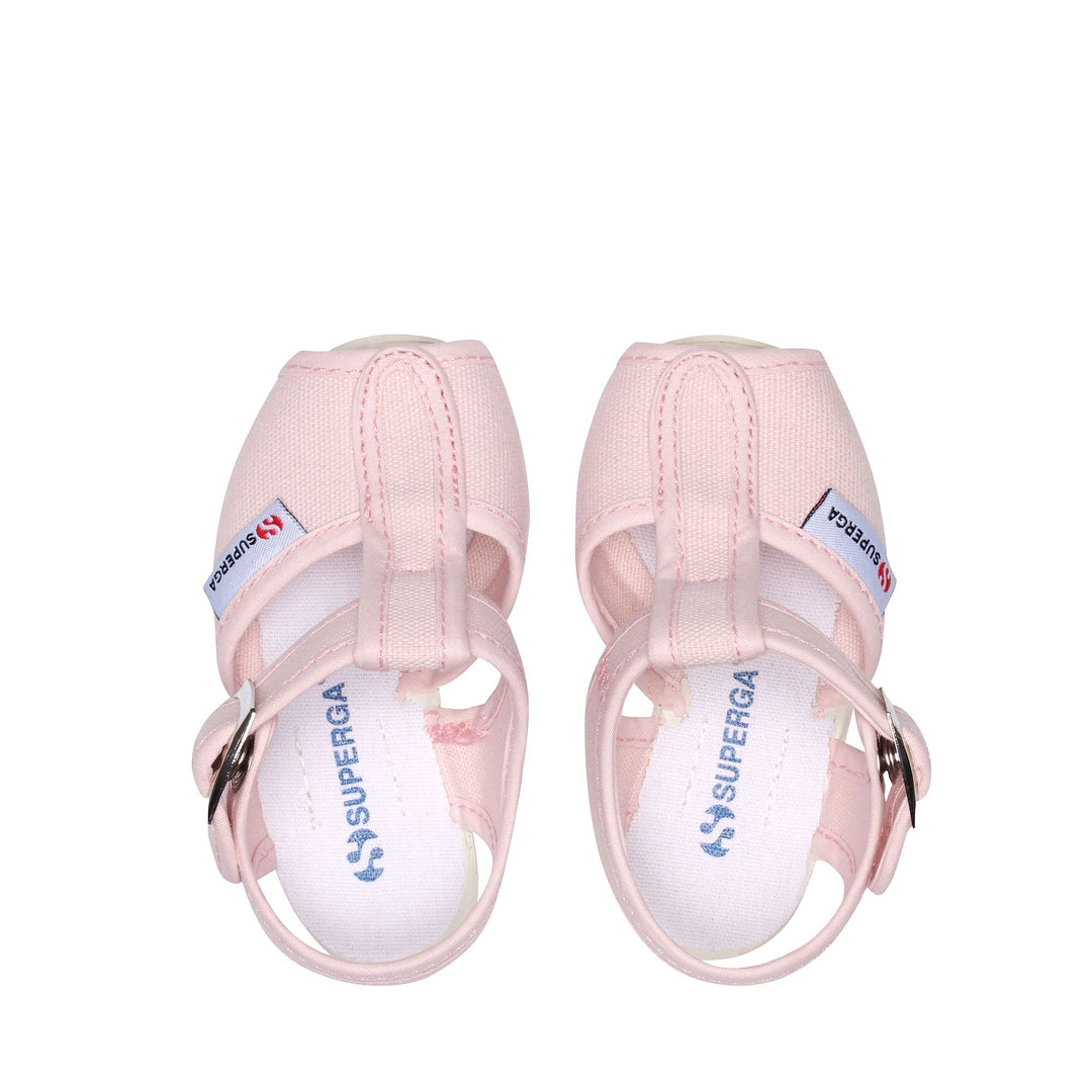 Kid's Pink Sandals with Cotton Upper main