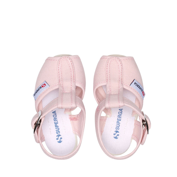 Kid's Pink Sandals with Cotton Upper 4