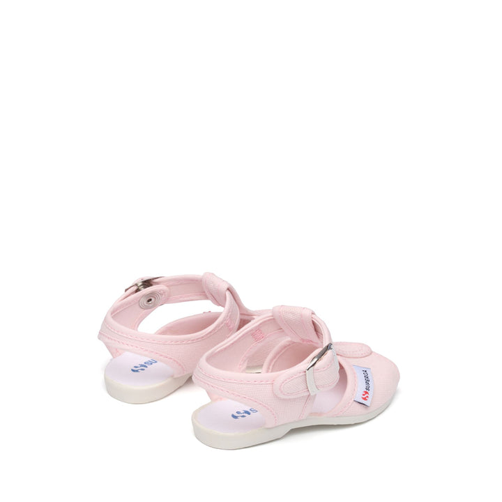 Kid's Pink Sandals with Cotton Upper 3