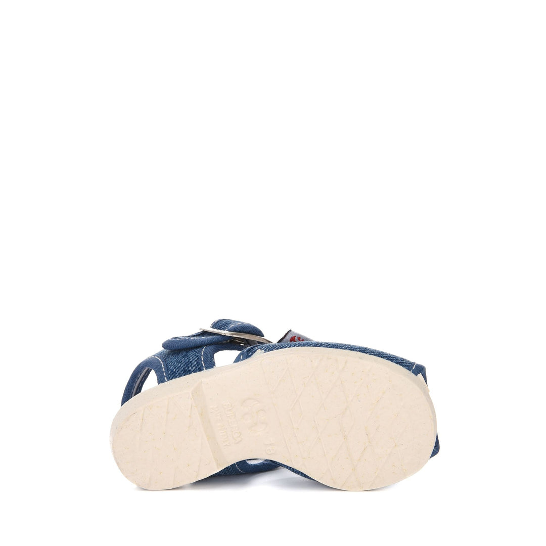 Sandali per Bambini Effetto Jeans con Tomaia in Cotone main