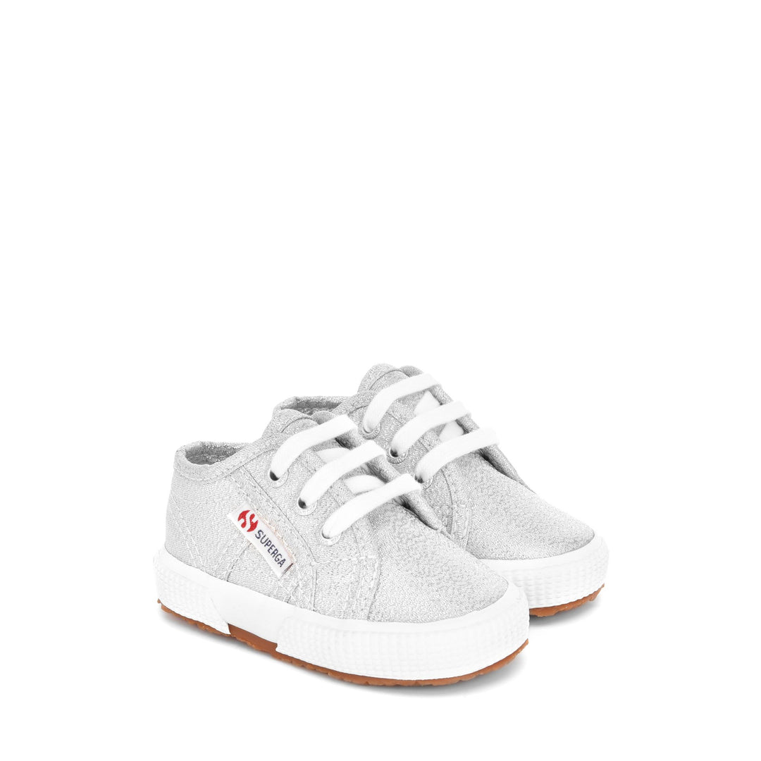 Sneakers per Bambini Colore Grigio con Tomaia in Lamé main