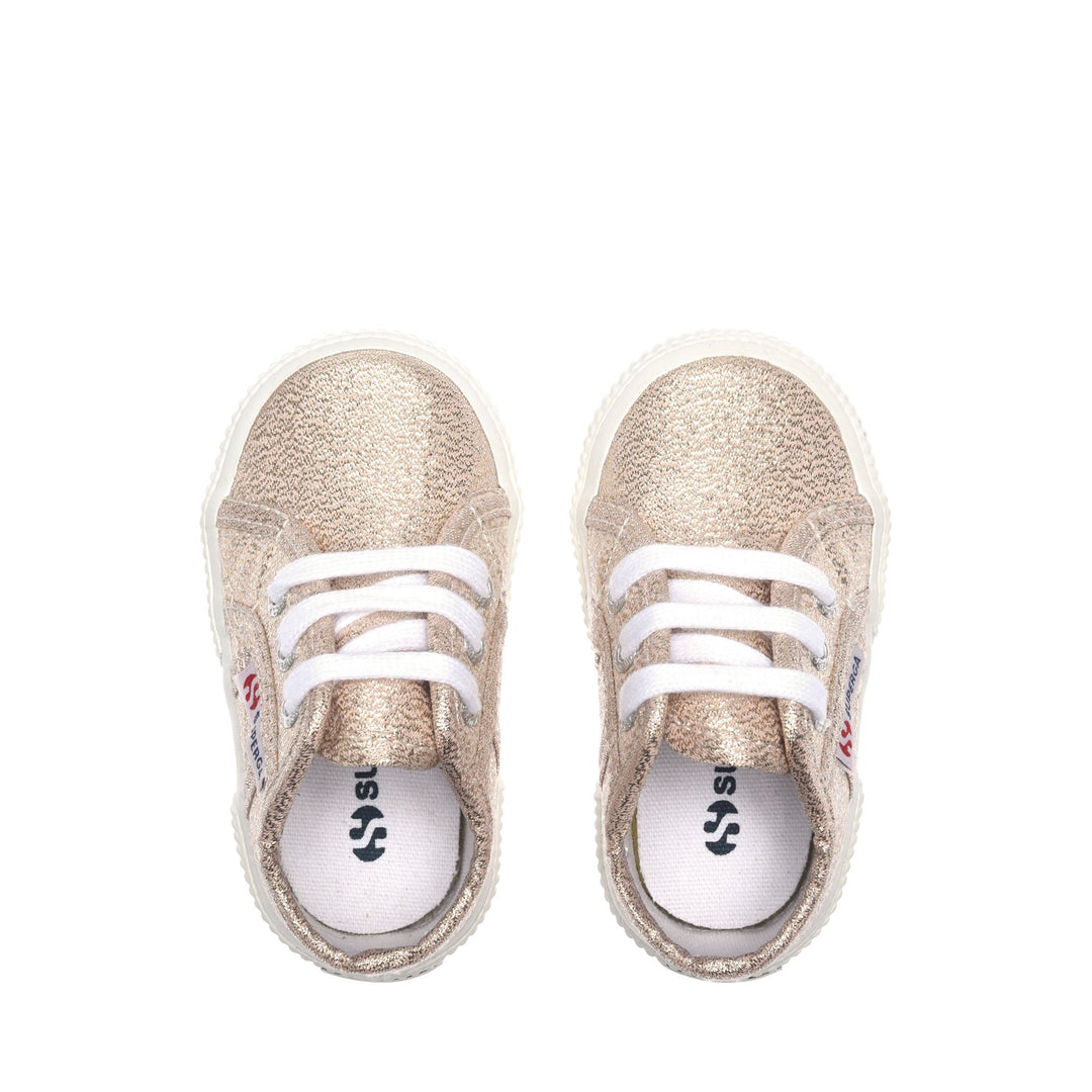 Klassische Rose-Sneaker für Mädchen mit Obermaterial aus Baumwolle main