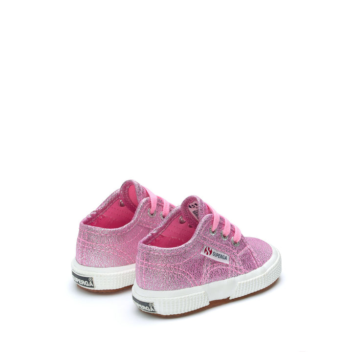 Le Superga Girl 2750-LAMEB Sneaker COTTON CANDY Dressed Side (jpg Rgb)		