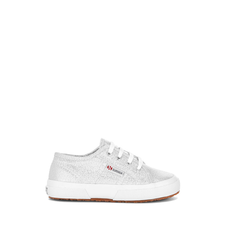 Children's Sneakers Grey Color with Lamé Upper 1