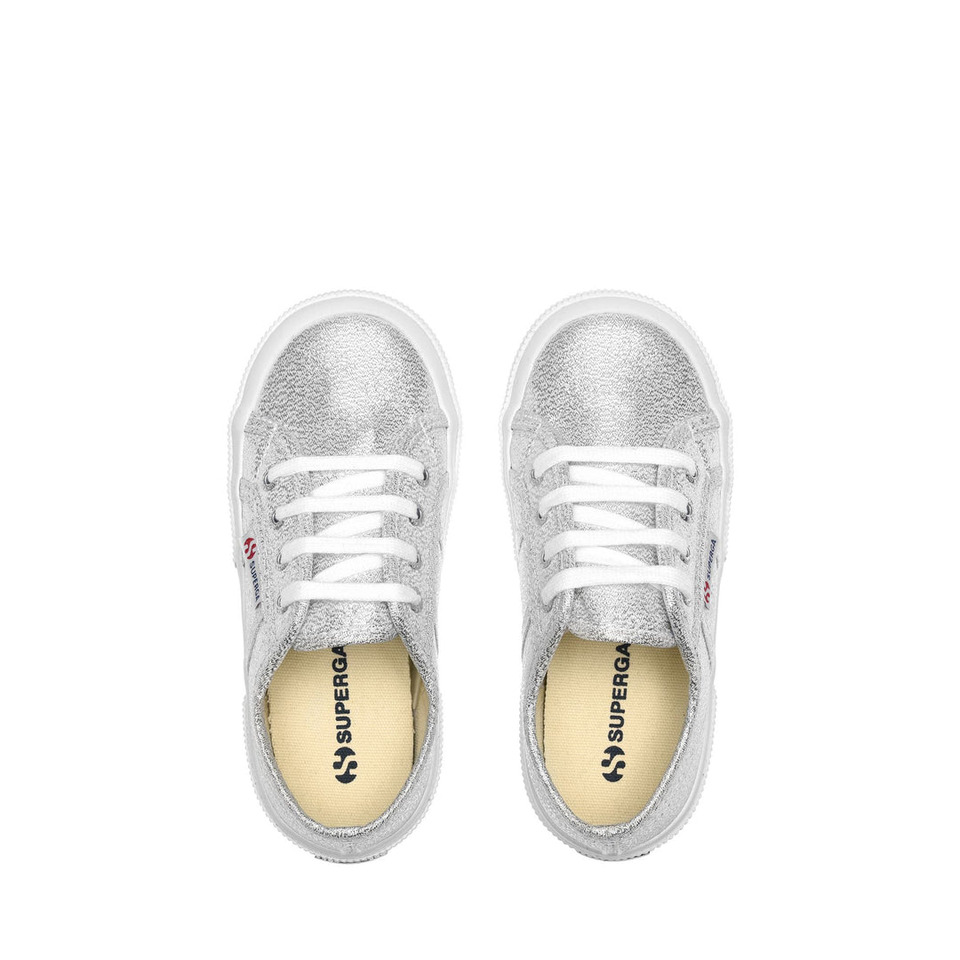 Children's Sneakers Grey Color with Lamé Upper main
