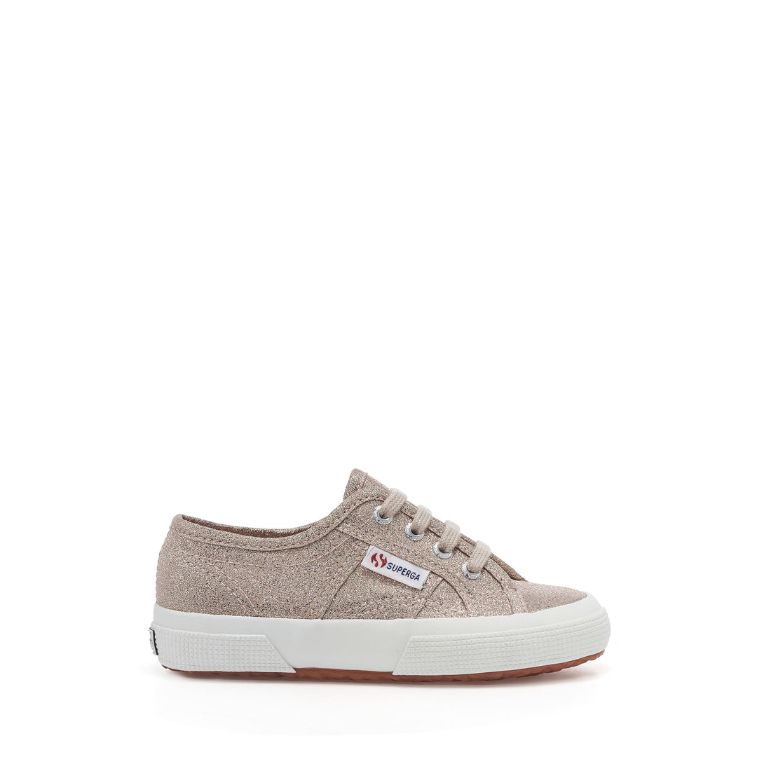 Sneakers per Bambini Colore Rosa con Tomaia in Lamé 01