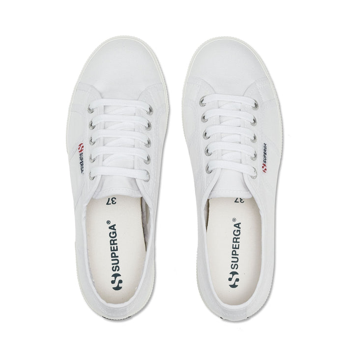Baskets basses unisexes blanches avec tige en coton 4