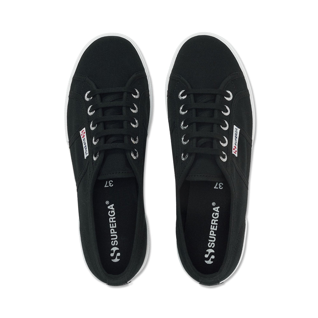 Sneakers Unisex 2950-COTU Low Cut BLACK Dressed Back (jpg Rgb)		