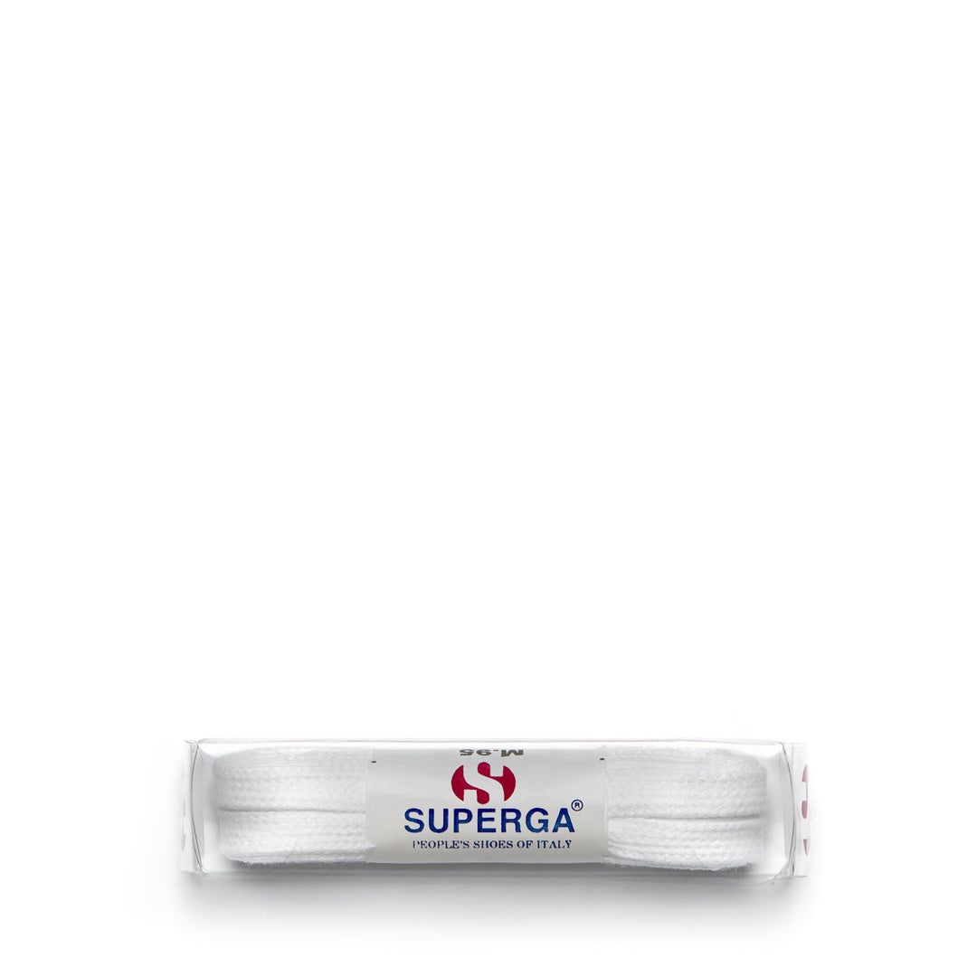 Unisex White Laces with Cotton for Superga Sneakers 01