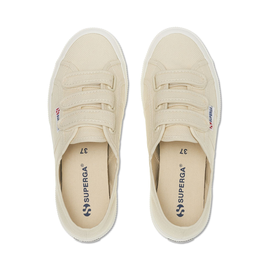 Beige Unisex-Sneaker mit Obermaterial aus Baumwolle main