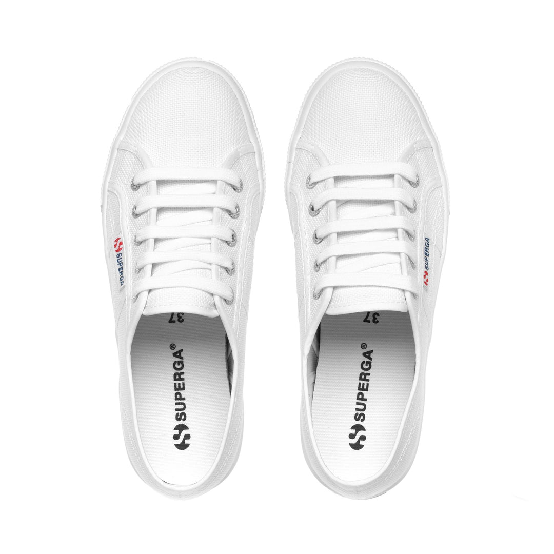 Le Superga Unisex 2730-COTU Sneaker WHITE Dressed Back (jpg Rgb)		