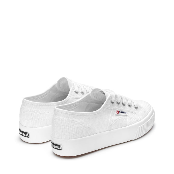 Le Superga Unisex 2730-COTU Sneaker WHITE Dressed Side (jpg Rgb)		