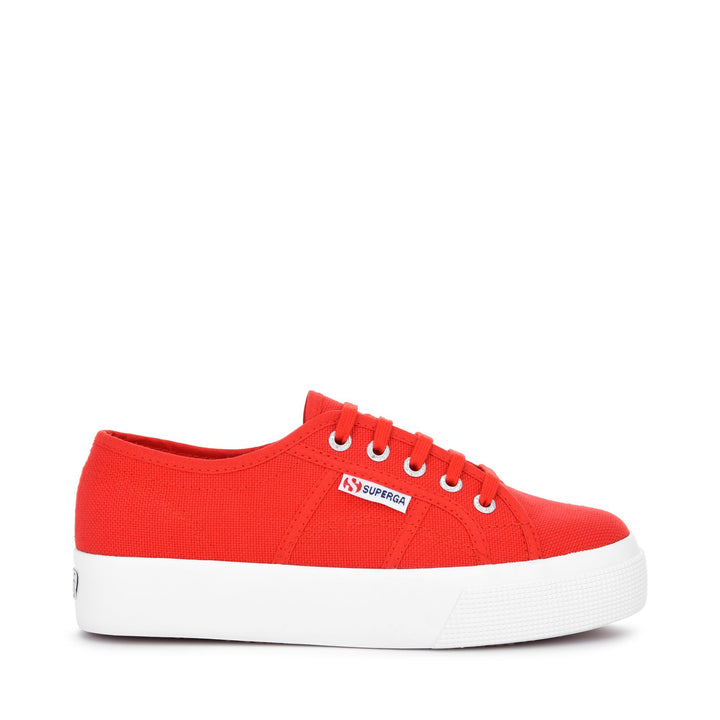 Le Superga Unisex 2730-COTU Sneaker RED-WHITE Photo (jpg Rgb)			