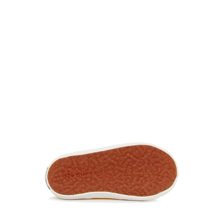 Sneakers per bambini in giallo con tomaia in cotone 5