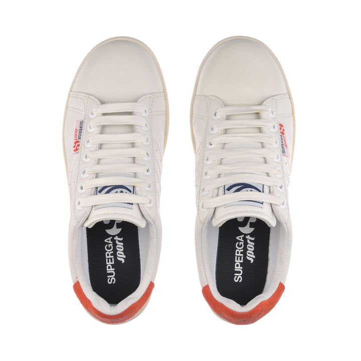 Sneakers Unisex 4832-LENDL GOATNAPPAU Low Cut WHITE-RED-OFF WHITE Dressed Back (jpg Rgb)		